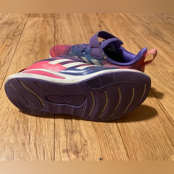 Adidas youth size 1 unicorn colored sneakers - Picture 6 of 8